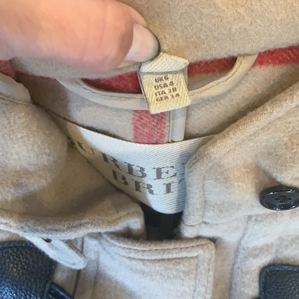 Burberry Tan Toggle Coat - Picture 2 of 5